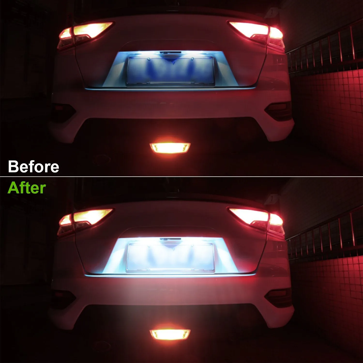 10-Pieces: LED Car Light Bulbs