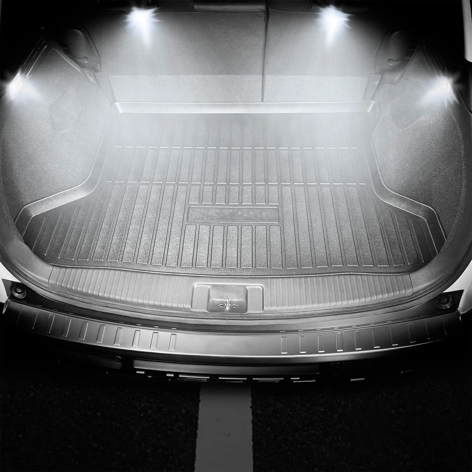 10-Pieces: LED Car Light Bulbs