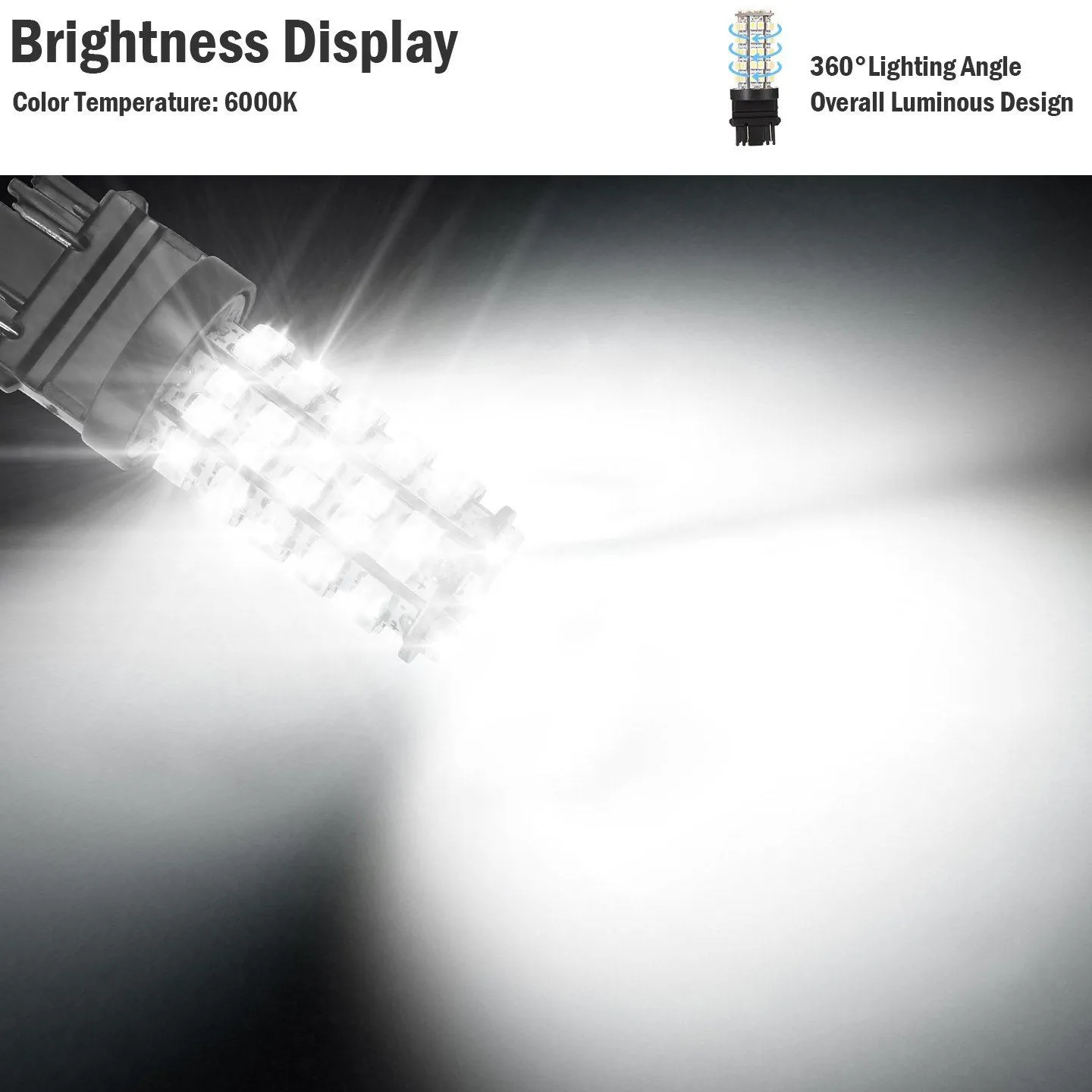 10-Pieces: LED Car Light Bulbs