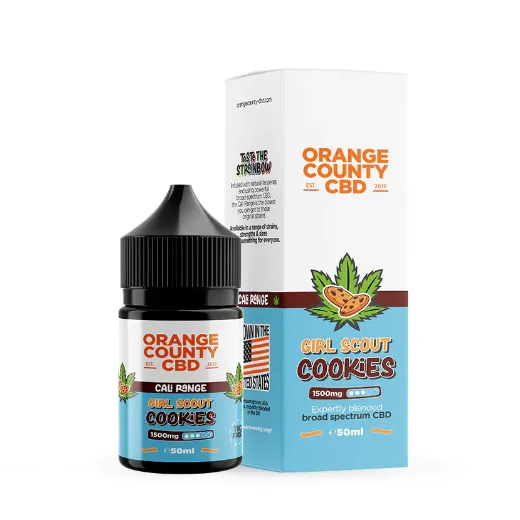 1500-2500mg Girl Scout Cookies (Cali Range)  CBD E-Liquid | 50ml