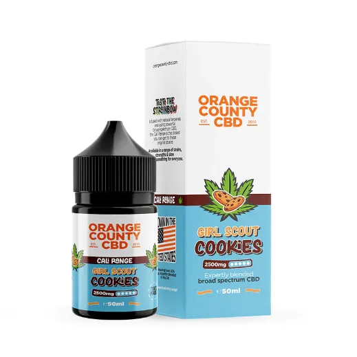 1500-2500mg Girl Scout Cookies (Cali Range)  CBD E-Liquid | 50ml