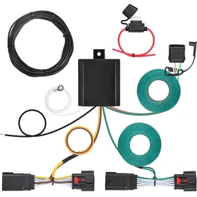 4 Way Trailer Wiring Harness Kit 56407 Fit W/ Wrangler JL 2018-2023 & Gladiator 2020-2023