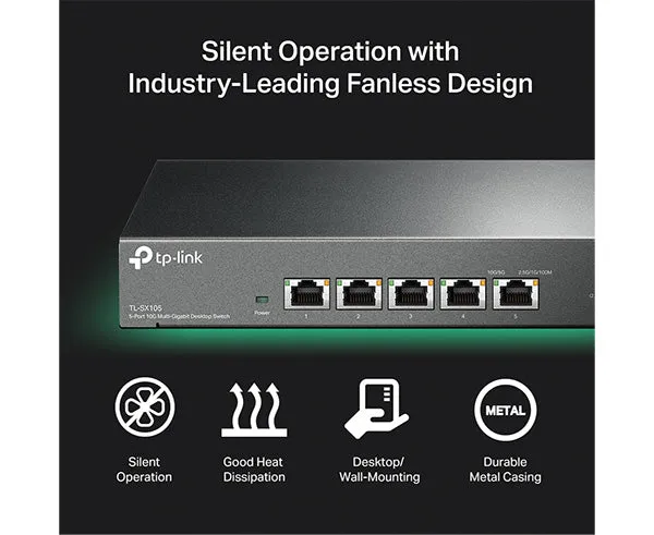 5-Port 10G Desktop Switch