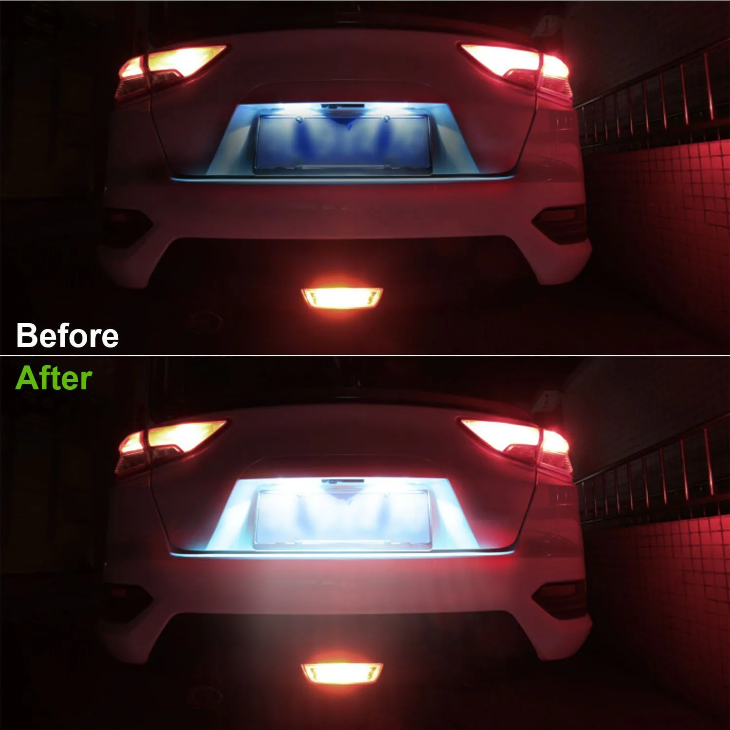 50-Piece: LED Car Light Bulbs