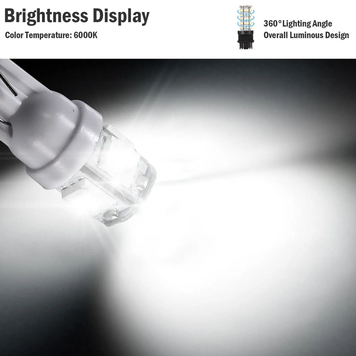 50-Piece: LED Car Light Bulbs