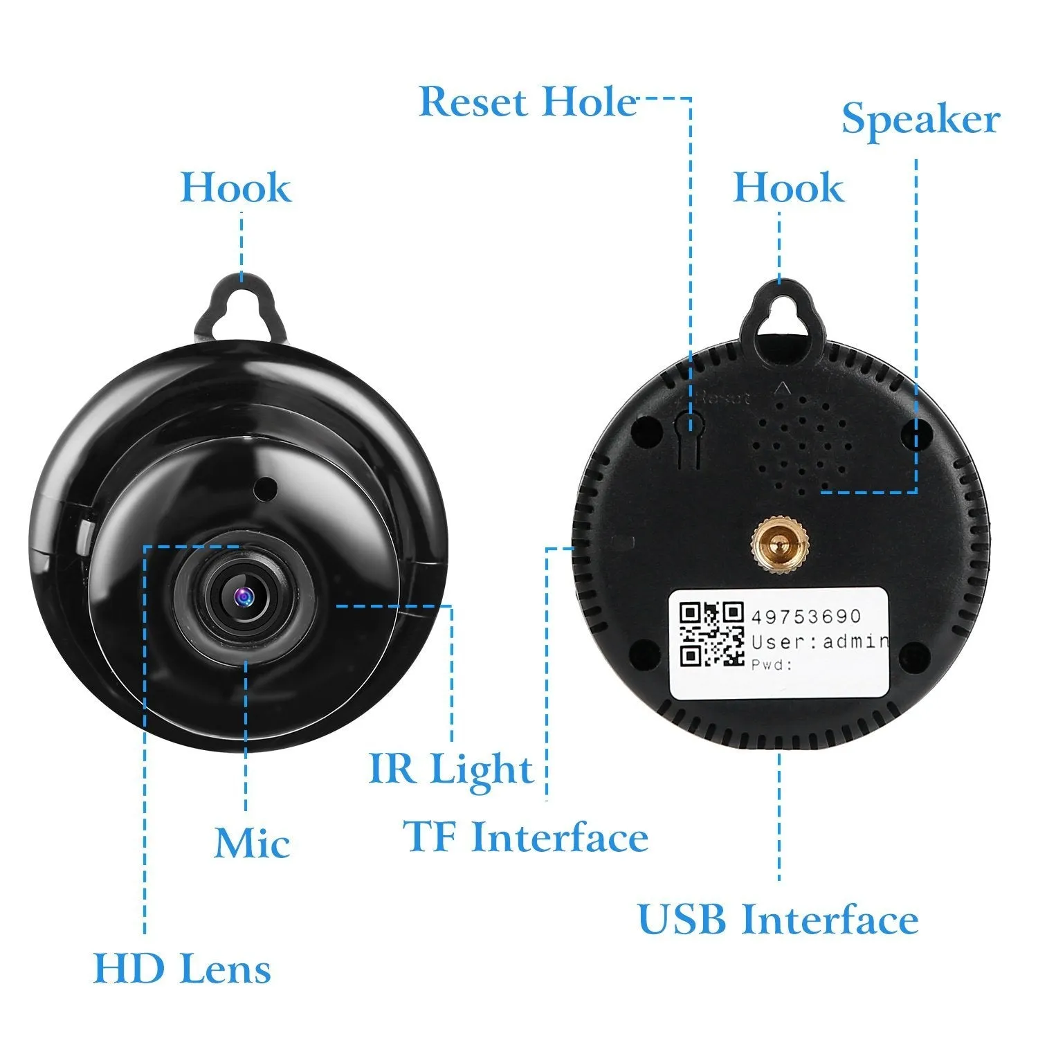 720 WIFI IP Camera Motion Detection