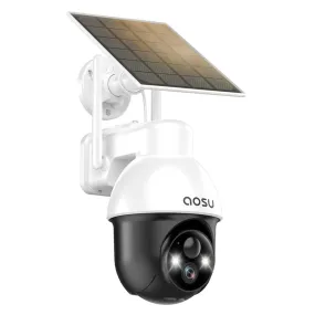 Aosu C9L 4MP PT Battery Camera with Solar Panel