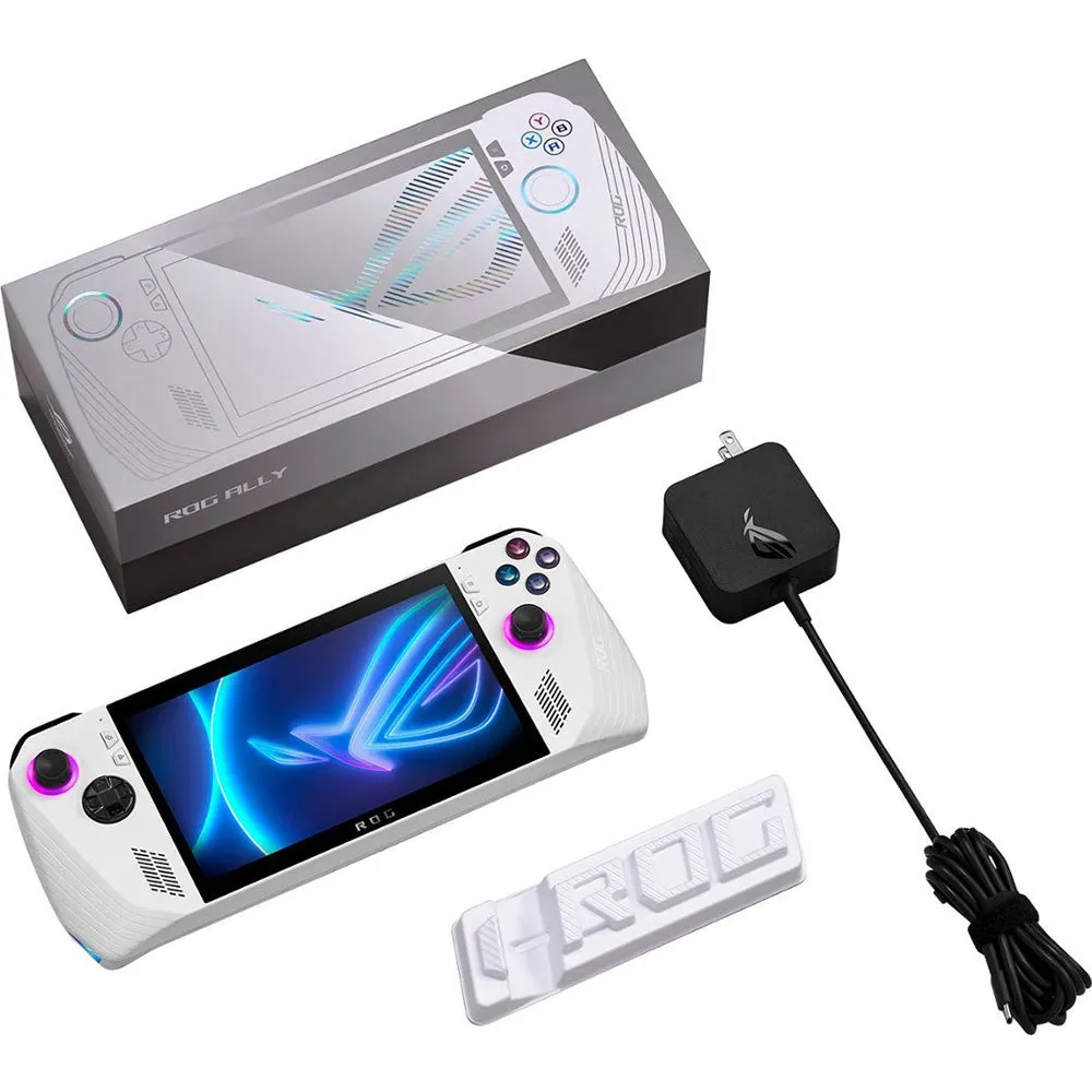 ASUS ROG Ally 512GB Gaming Handheld 7-inch Touchscreen 120Hz FHD 1080p AMD Ryzen Z1 Extreme Processor, Mytrix Zero-Kirin Wireless Pro Controller, Hub, Keyboard & Mouse Combo, 7 in 1 Bundle