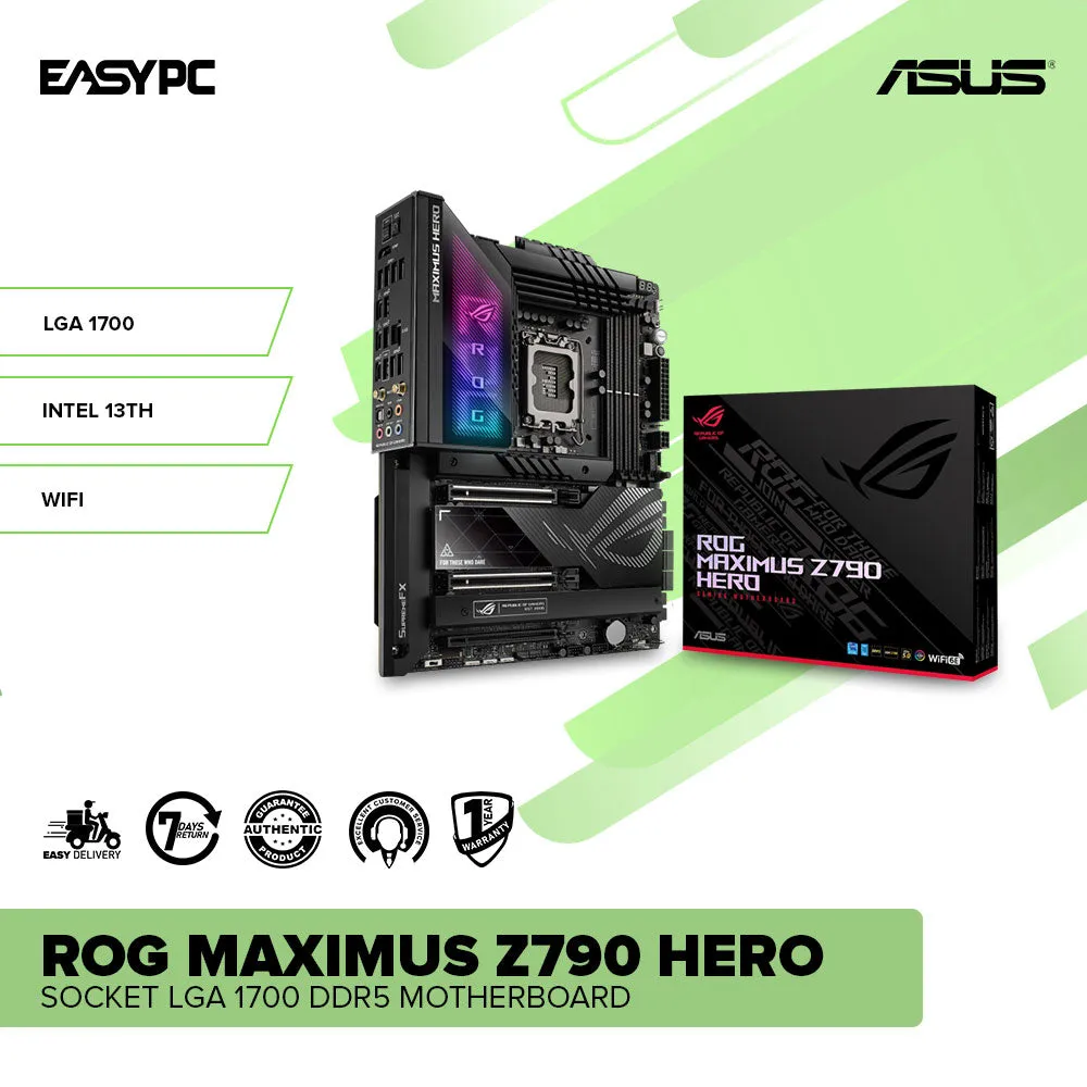 ASUS ROG Maximus Z790 Hero socket LGA 1700 DDR5 motherboard