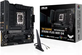 ASUS TUF GAMING B760M-PLUS D4 DDR4,LGA 1700 mATX Motherboard