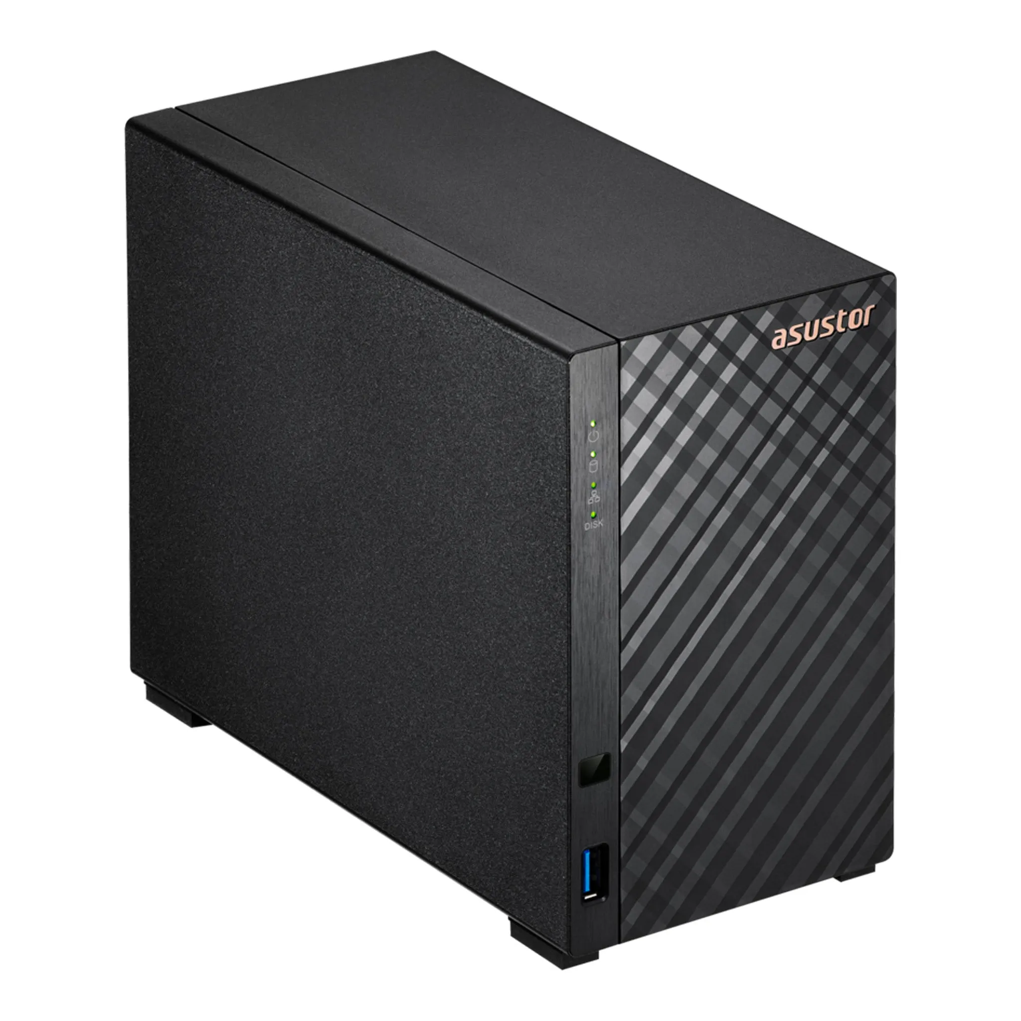 Asustor AS1102TL Drivestor 2 Lite 2-Bay NAS Enclosure - 1.7GHz 4-Core CPU - 1GB DDR4 - GB Ethernet Port