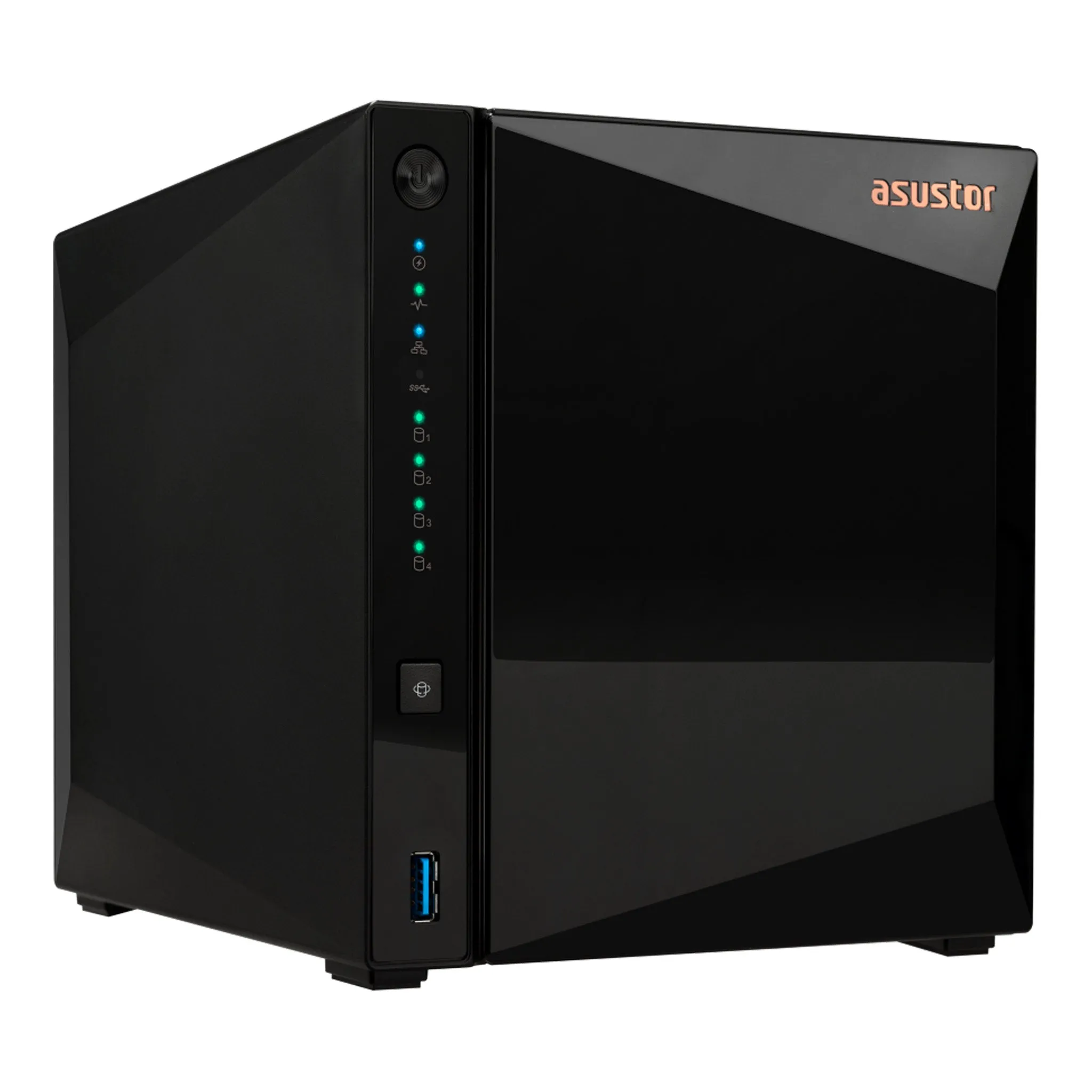 Asustor AS3304T v2 Drivestor 4 Pro Gen2 4-Bay NAS Enclosure - 1.7GHz 4-Core CPU - 2GB DDR4 - 2.5GbE