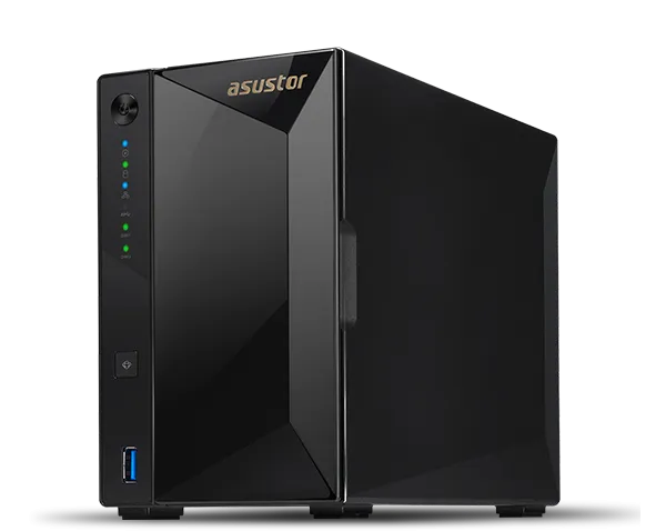 ASUSTOR AS4002T 2-Bay NAS - Marvell ARMADA-7020 1.6GHz (Dual-Core), 2GB DDR4
