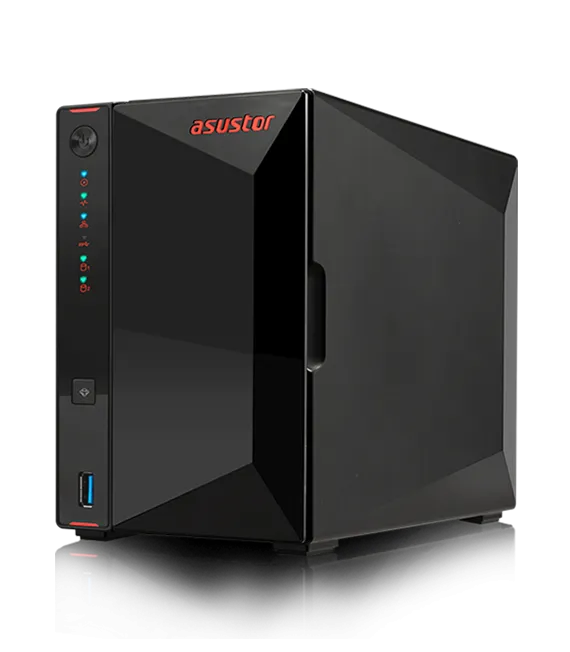 ASUSTOR Nimbustor 2 AS5202T 2-Bay NAS - Intel Celeron J4025 2.9GHz (Dual-Core), 2GB DDR4