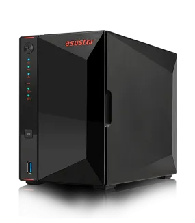 ASUSTOR Nimbustor 2 AS5202T 2-Bay NAS - Intel Celeron J4025 2.9GHz (Dual-Core), 2GB DDR4
