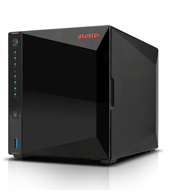 ASUSTOR Nimbustor 4 AS5304T 4-Bay NAS - Intel Celeron J4125 2.7GHz (Quad-Core), 4GB DDR4