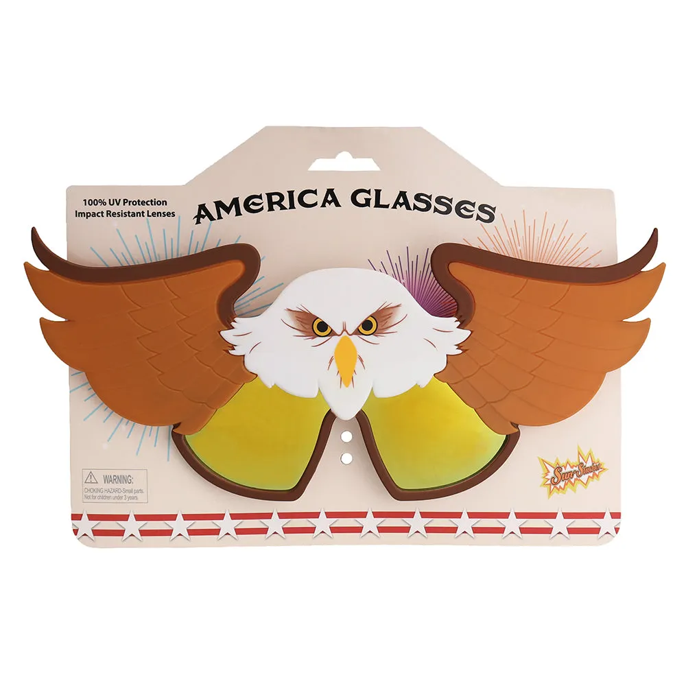 Bald Eagle Sunglasses | Sun-Staches