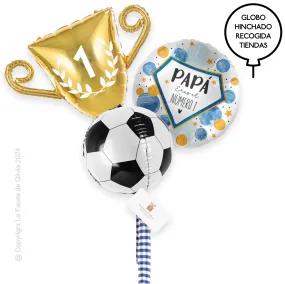 Balão Bouquet Father inflado com hélio