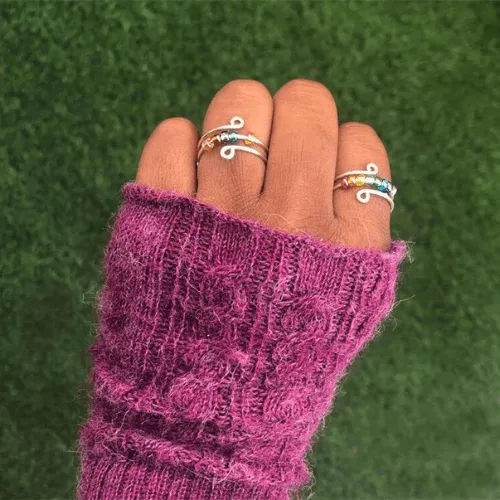 Beaded Anxiety Relief Fidget Ring