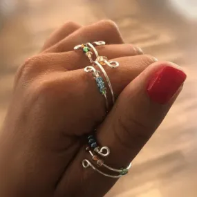 Beaded Anxiety Relief Fidget Ring