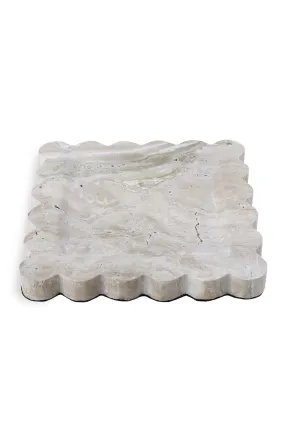 Beige Scalloped Tray | Liang & Eimil Aurelia