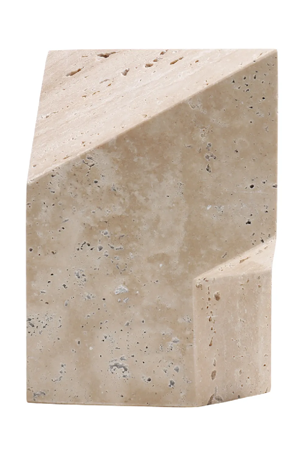 Beige Travertine Faceted Marble | Liang & Eimil Arya