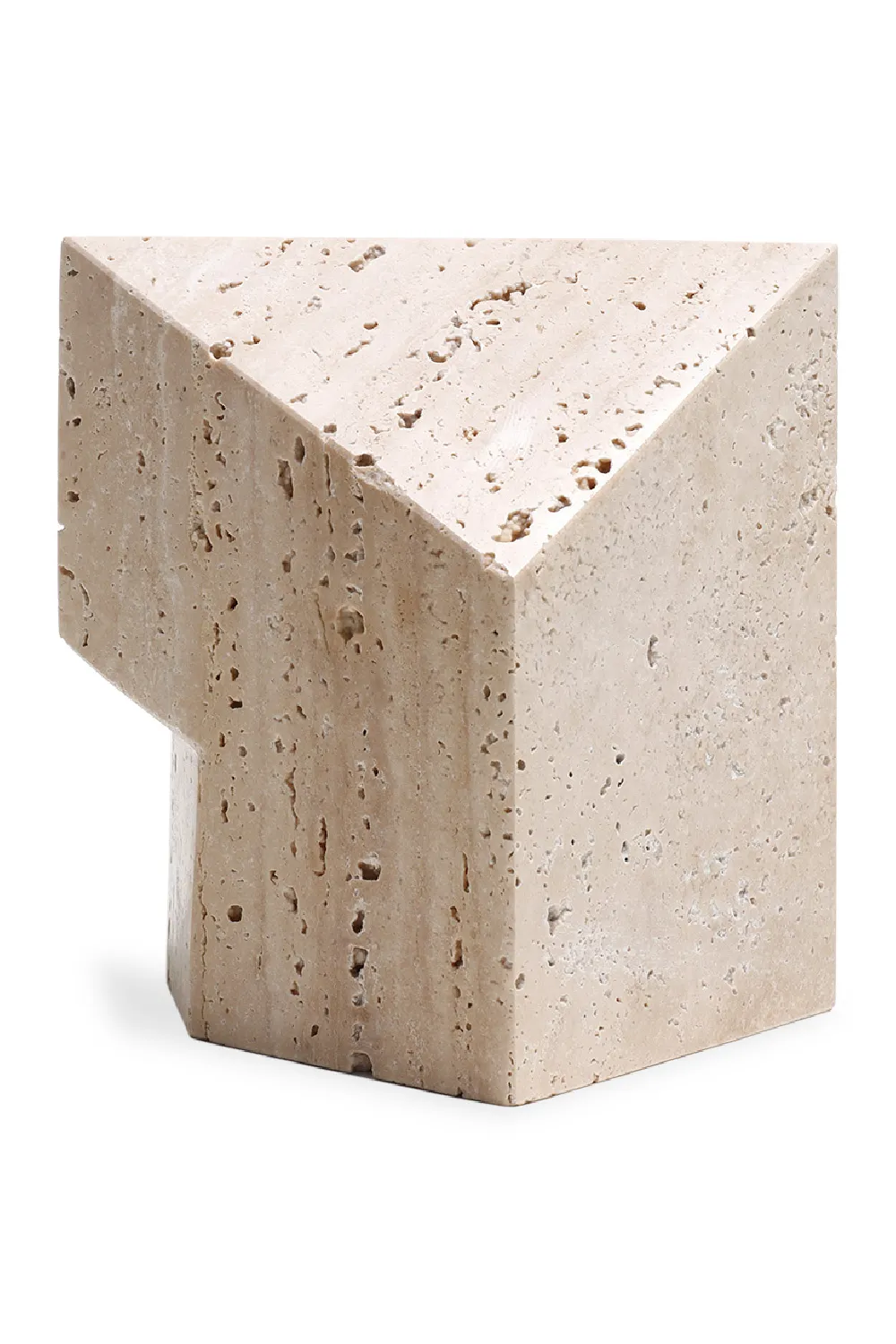 Beige Travertine Faceted Marble | Liang & Eimil Arya