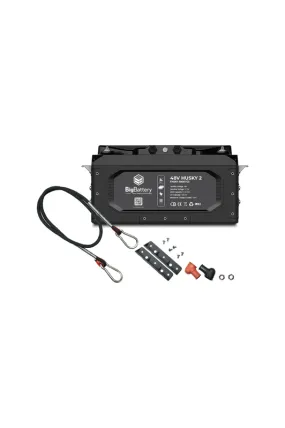 BigBattery | 48V HUSKY 2 Bundle | LiFePO4 Lithium Battery 5.12KwH 100Ah | For Golf Carts, Utility Vehicles, RVs & Camper Vans [BNDL-B0014]