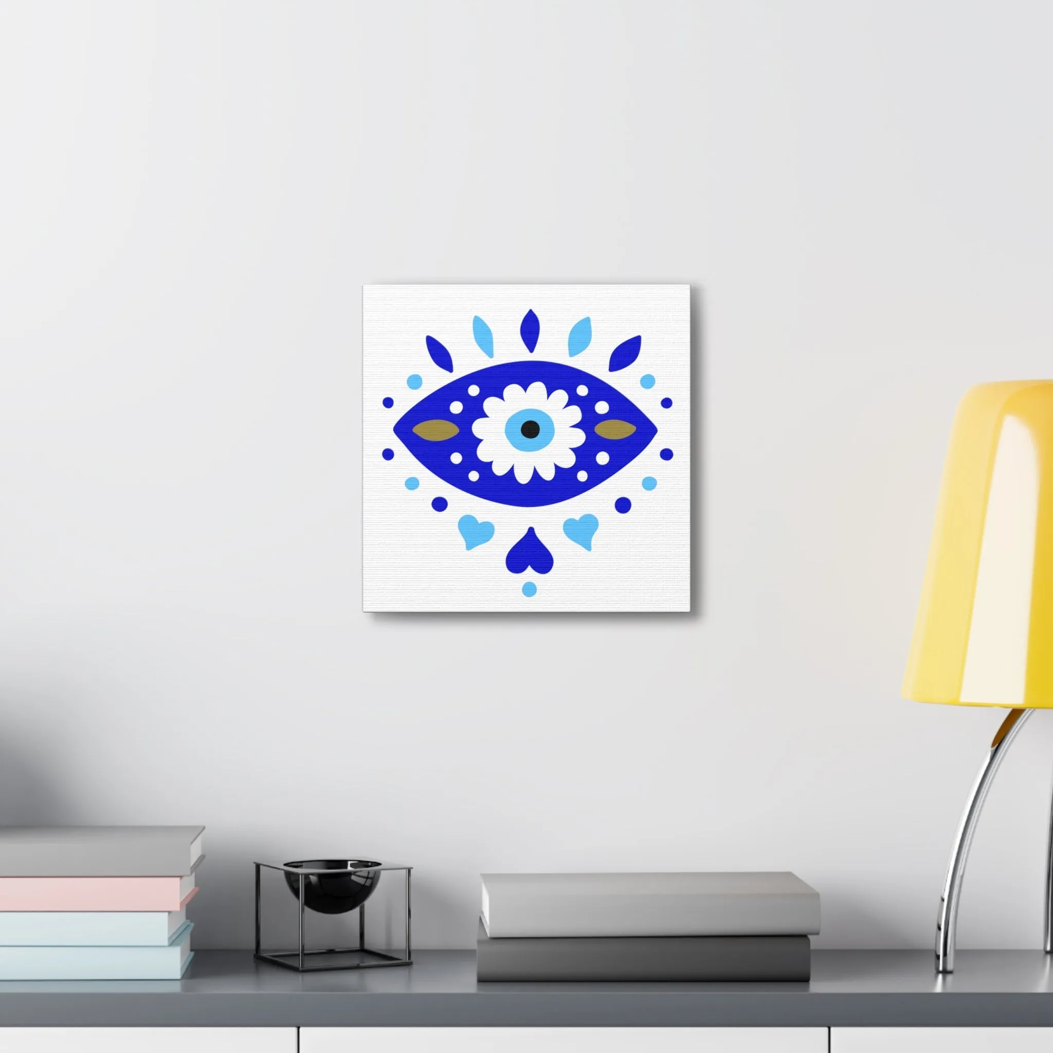 Blue Eye in Cloud Canvas