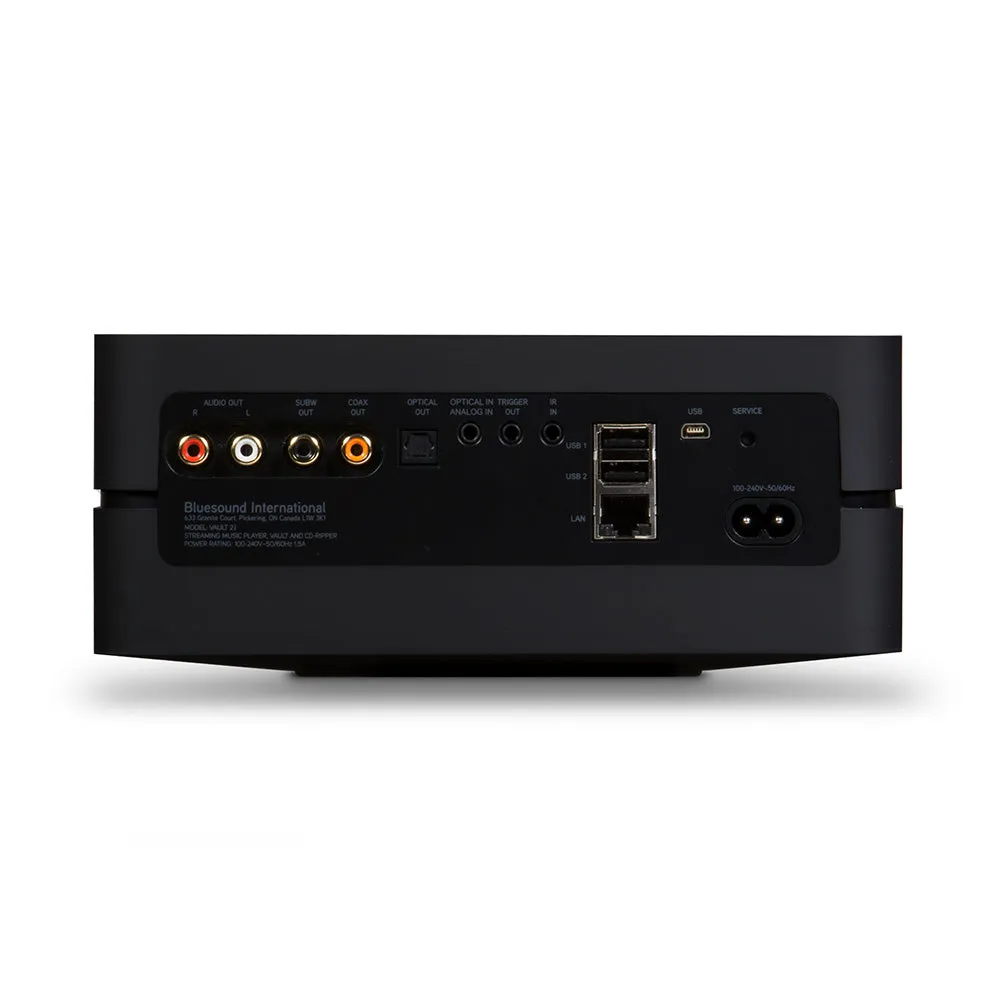 Bluesound Valut 2i High-Res 2TB Network Hard Drive CD Ripper and Streamer