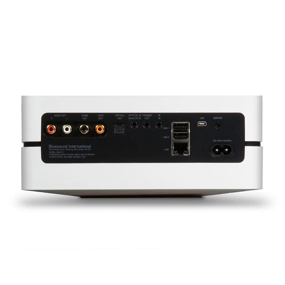 Bluesound Valut 2i High-Res 2TB Network Hard Drive CD Ripper and Streamer