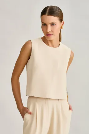 Blusa de Alfaiataria Areia Madalena