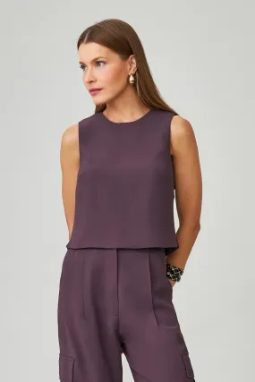 Blusa de Alfaiataria Beringela New Jade