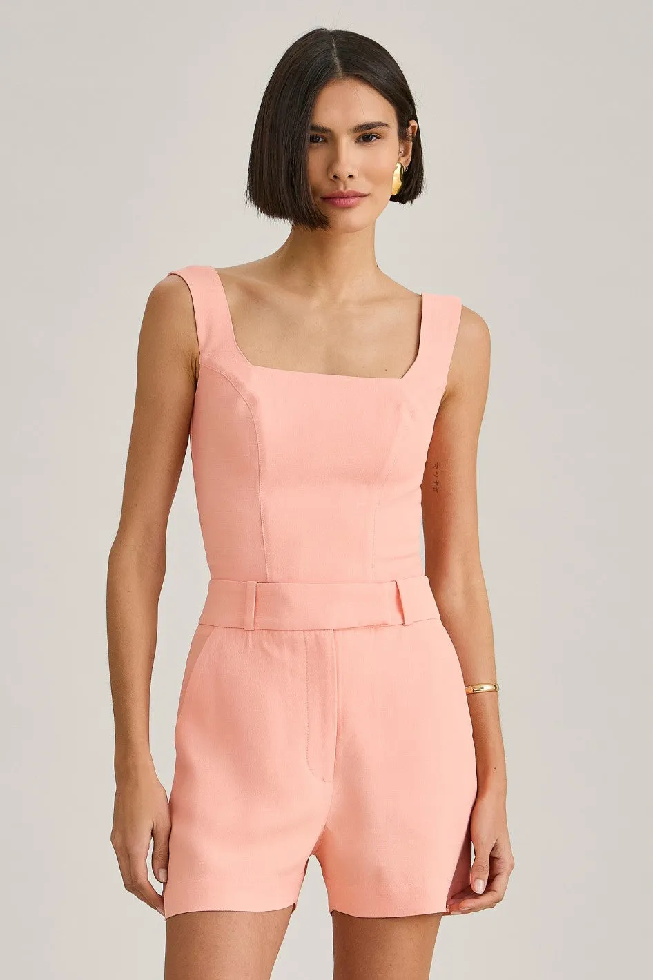 Blusa de Alfaiataria Peach Karen
