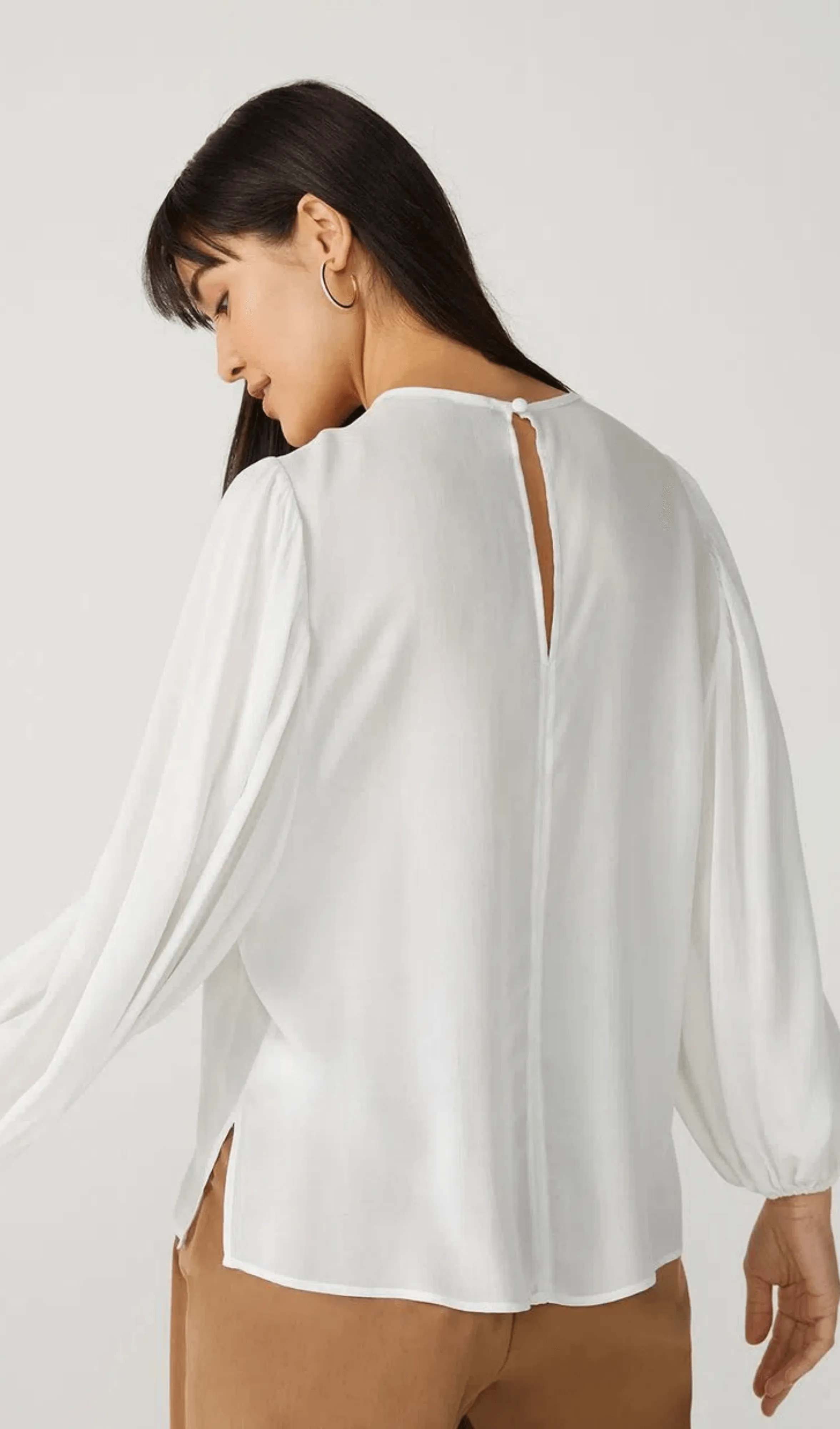 Blusa de Voil Bordada Shoulder