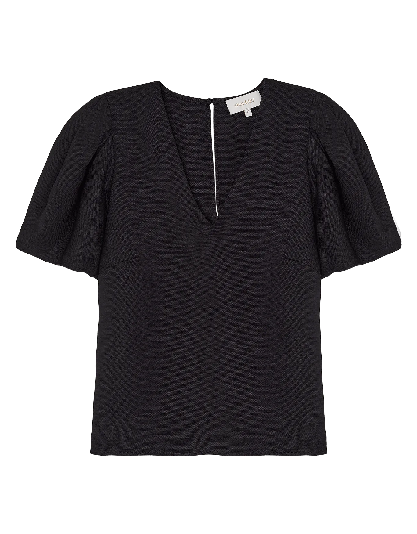 Blusa decote v Shoulder