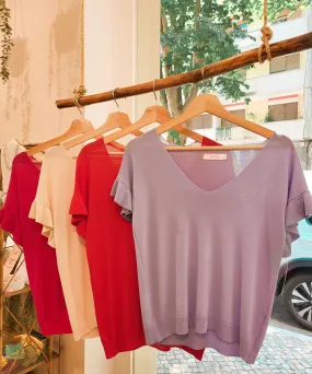 Blusa folhos