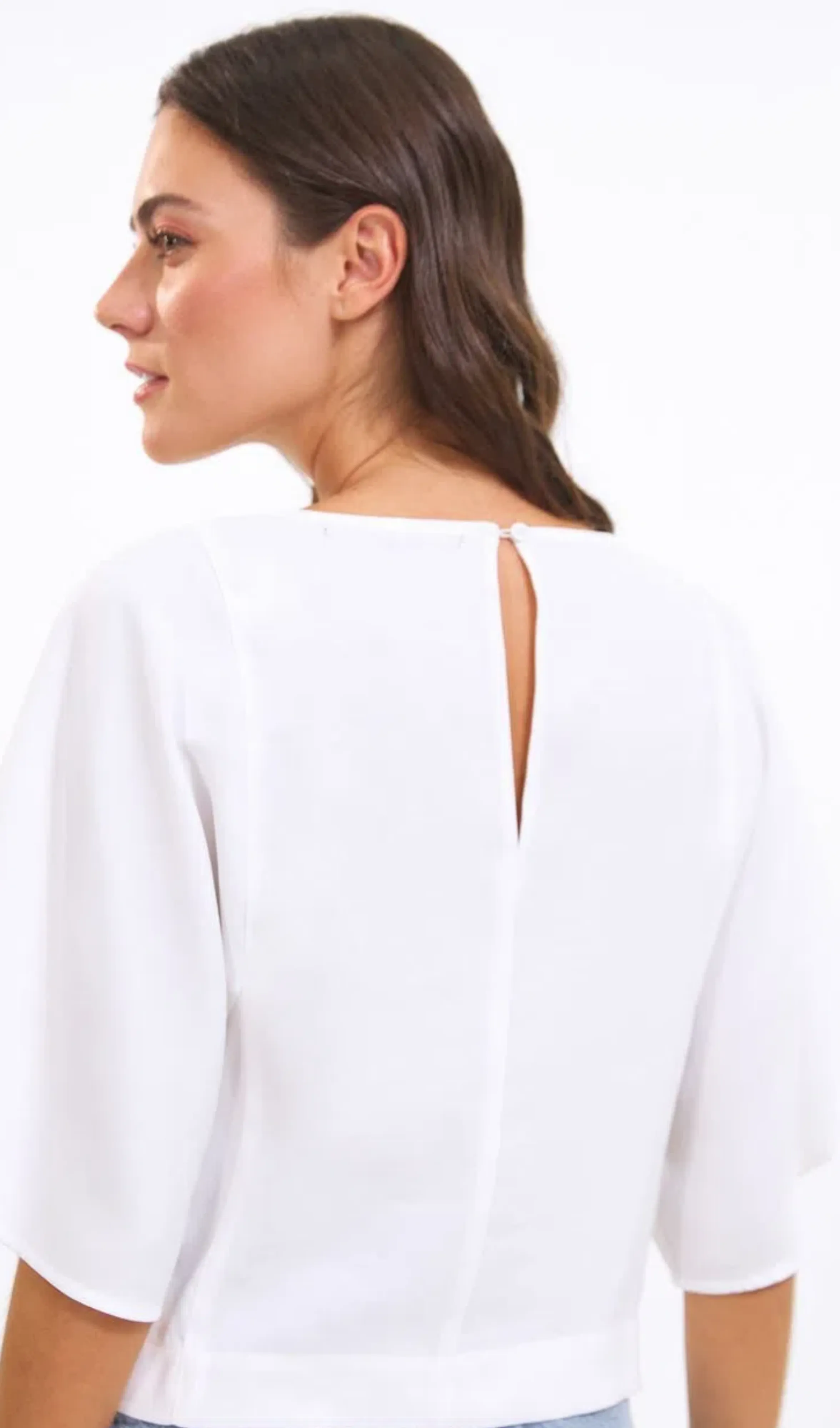 Blusa Manga Sino Shoulder