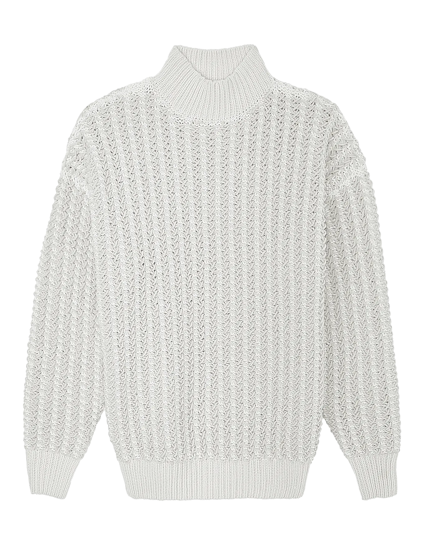Blusa tricot mix de fios Shoulder