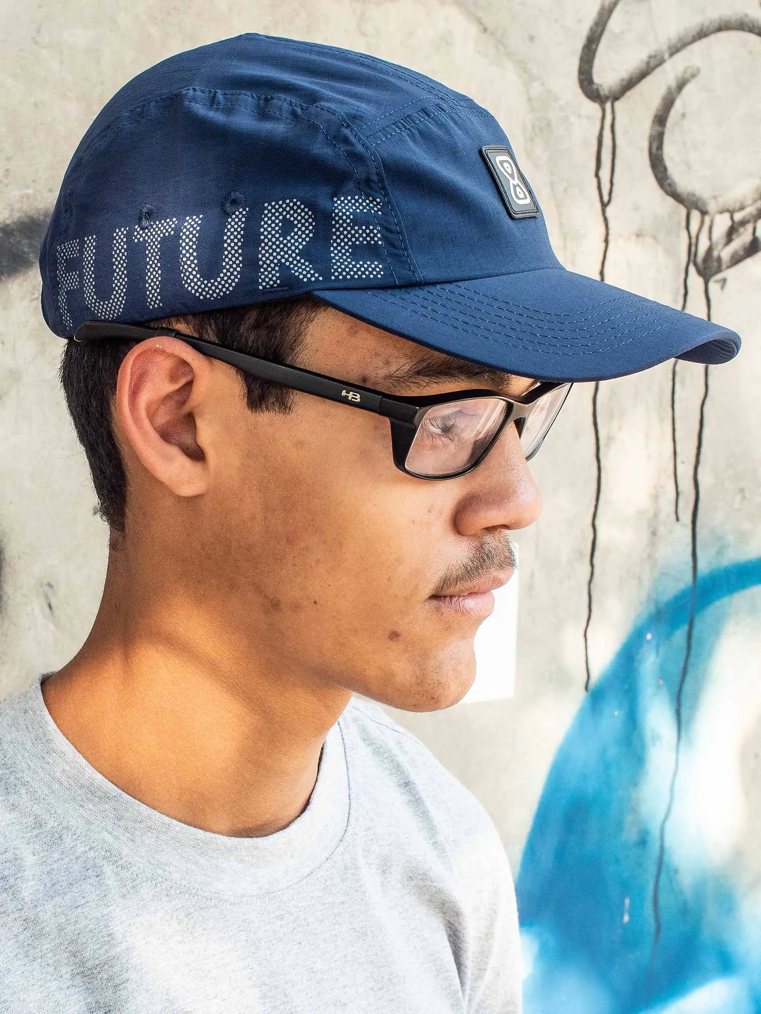 Boné 5 Panel Future Working Azul Marinho