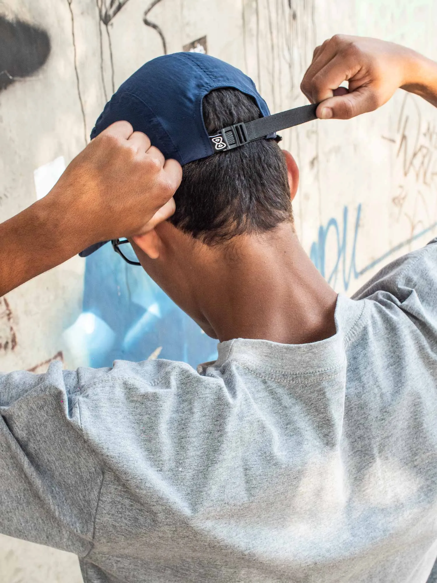 Boné 5 Panel Future Working Azul Marinho