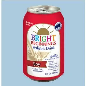 Bright Beginnings Soy Pediatric Nutritional Vanilla Drink, 8 oz., 24 Pack