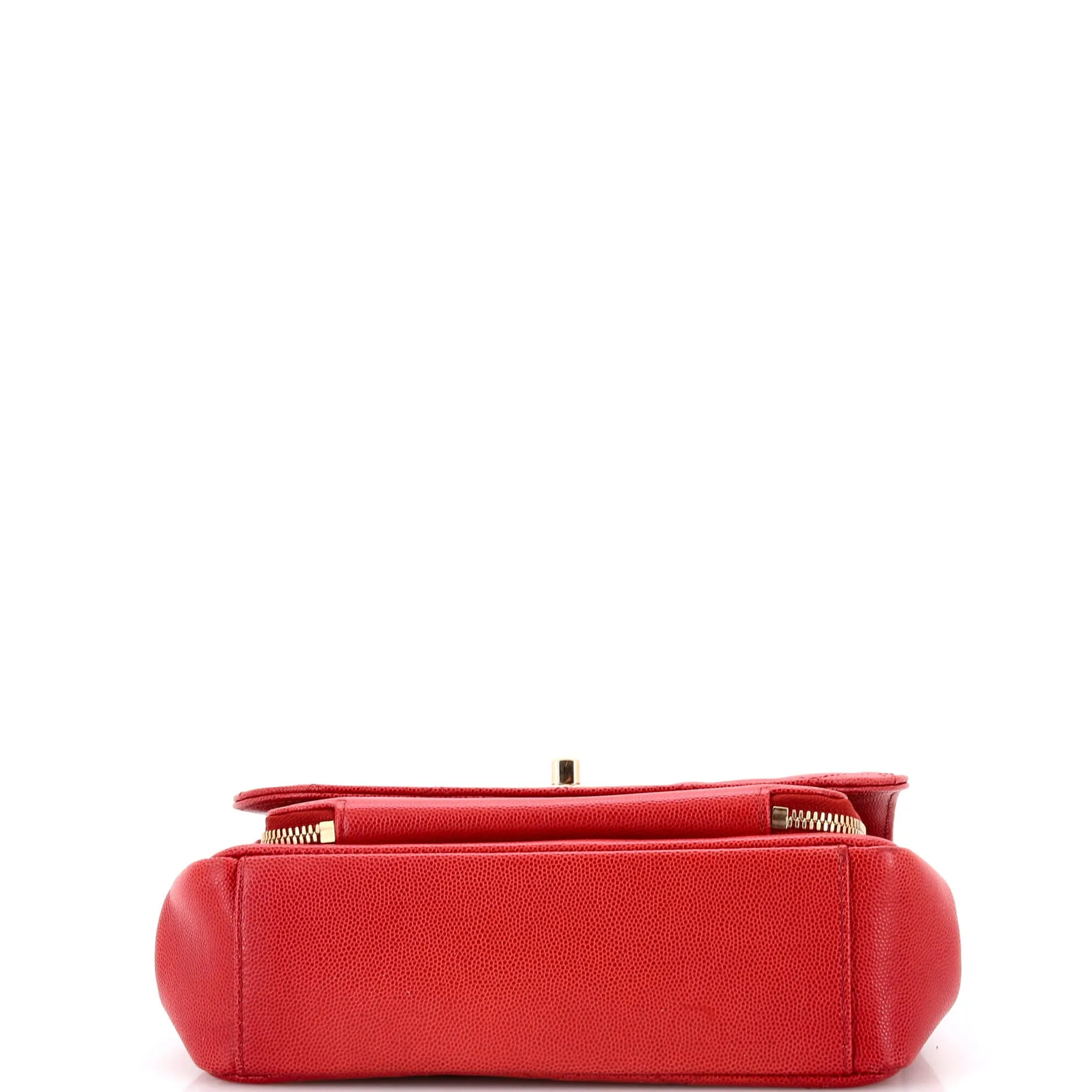 Business Affinity Flap Bag Quilted Caviar Small