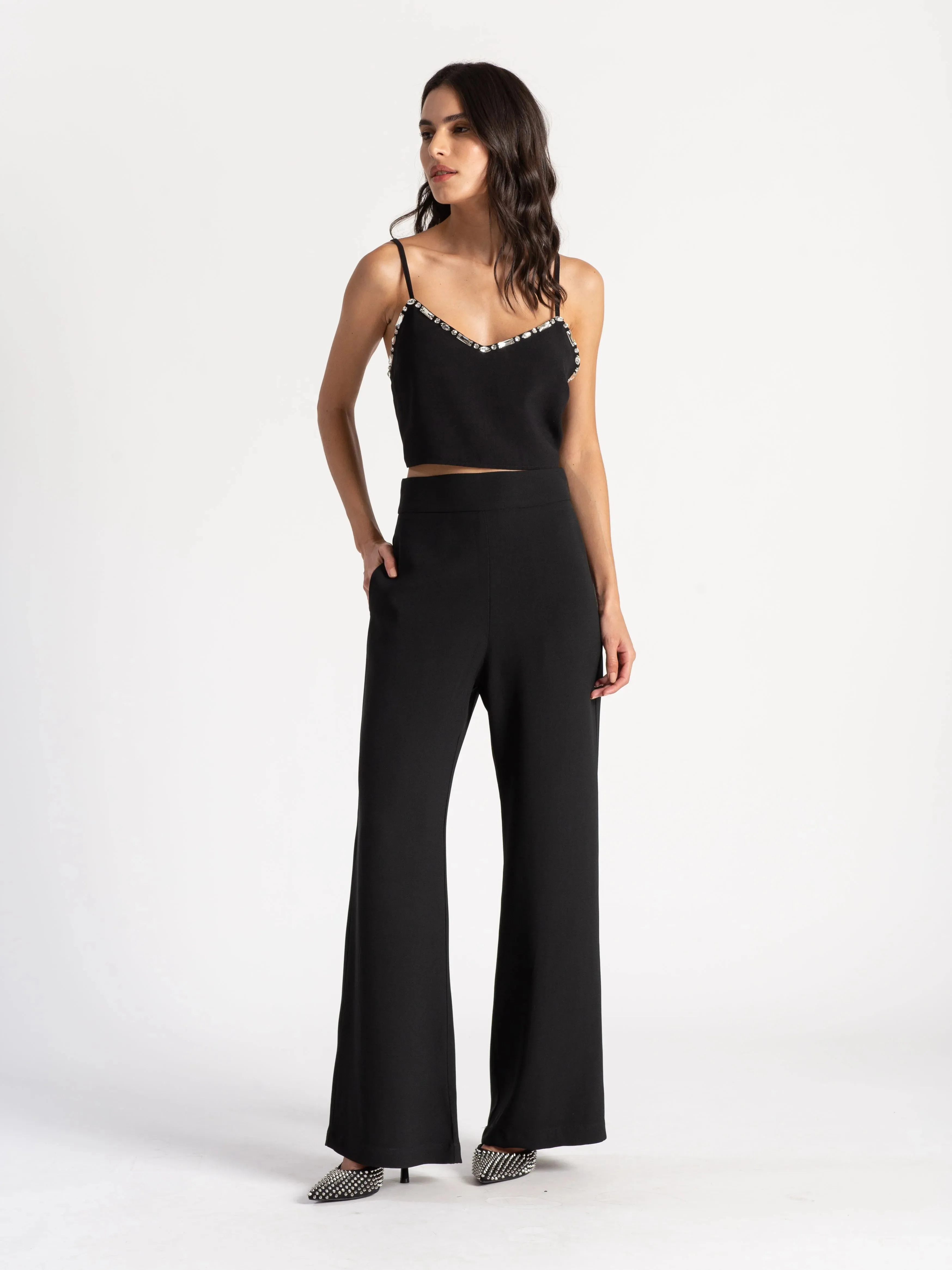 Calça Alfaiataria Nicole - Preto