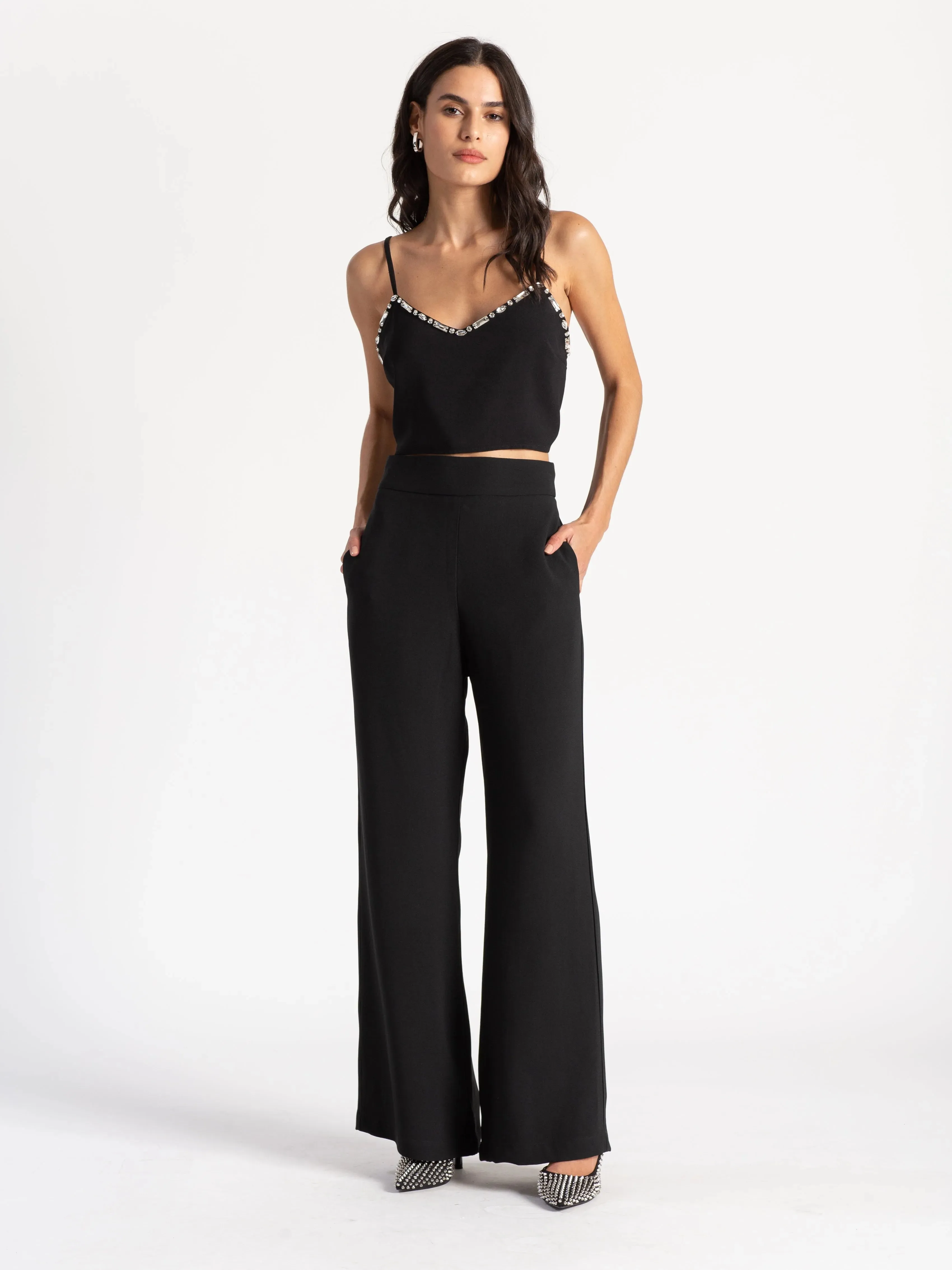 Calça Alfaiataria Nicole - Preto