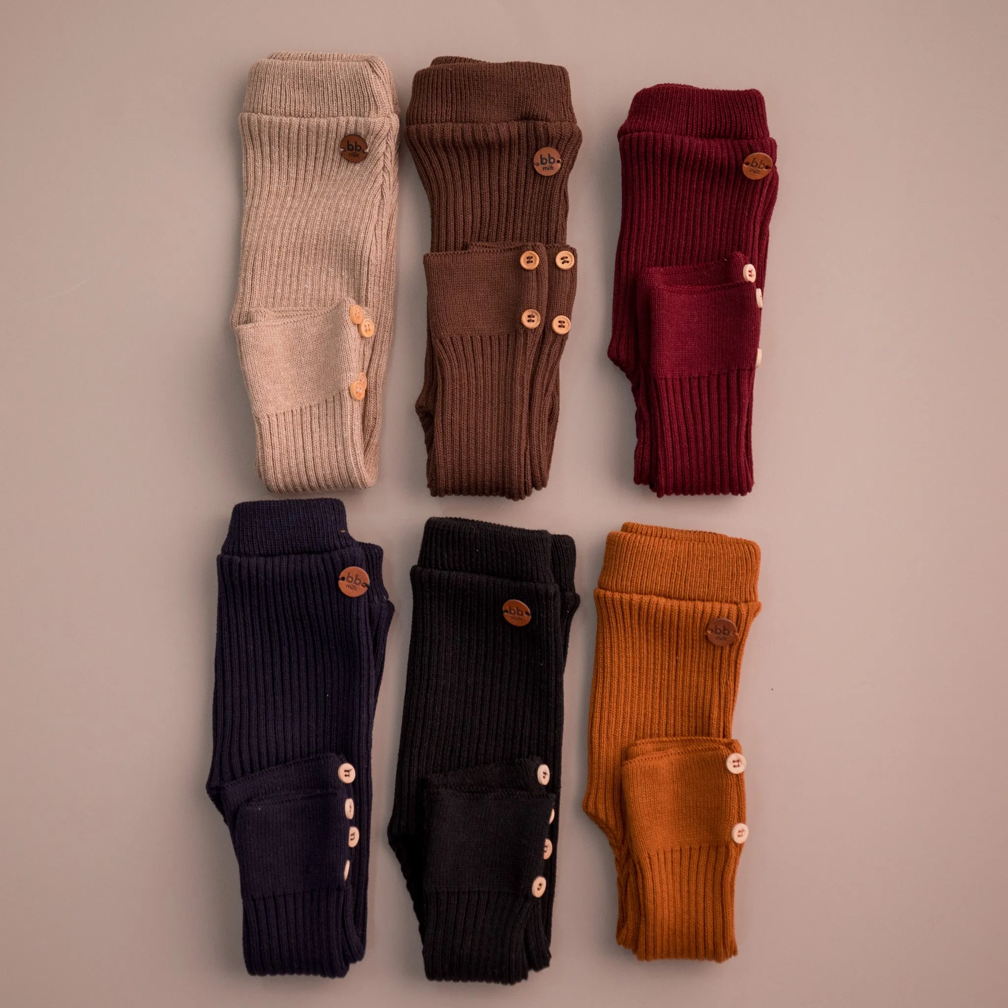 Calça Canelada Tricot - Caramelo
