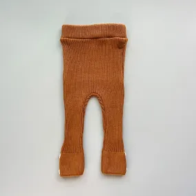 Calça Canelada Tricot - Caramelo