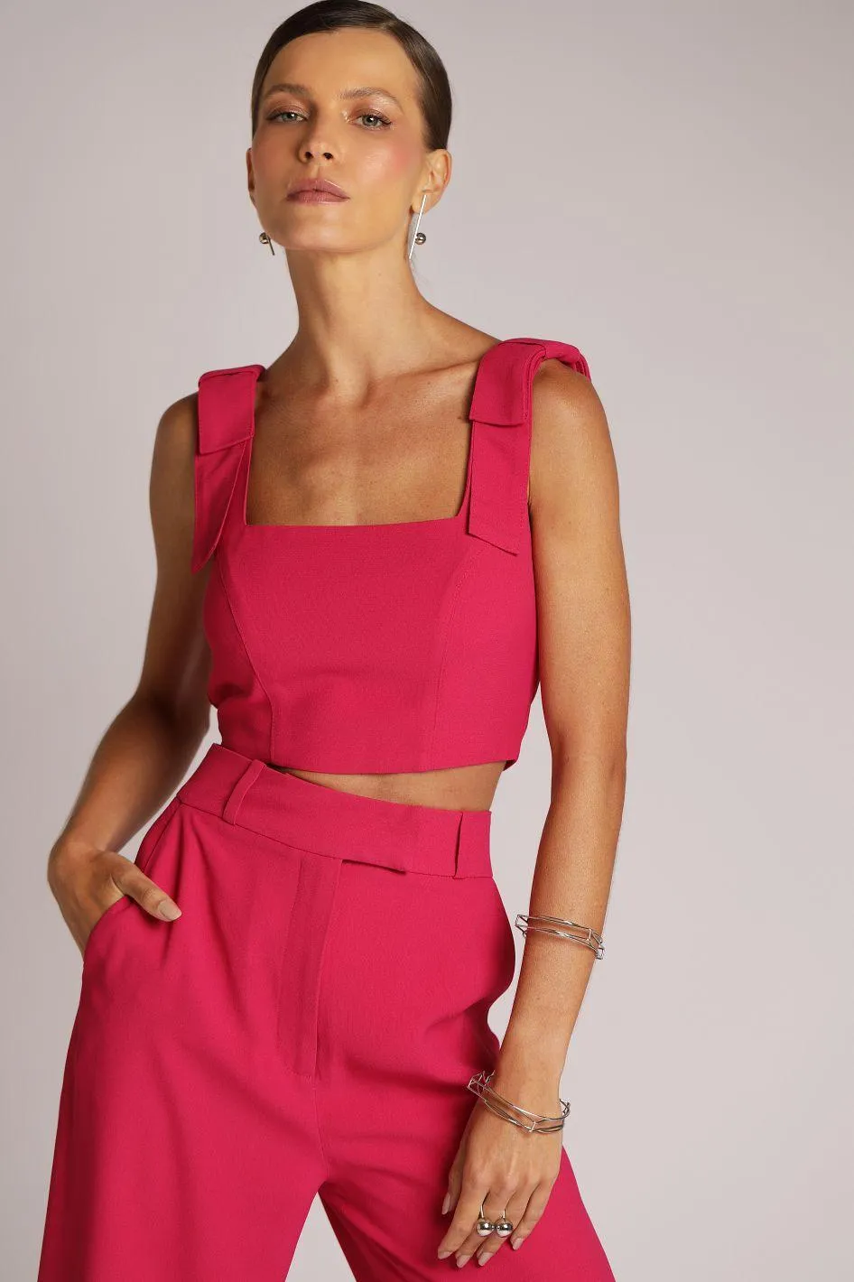 Calça de Alfaiataria Pink Sara