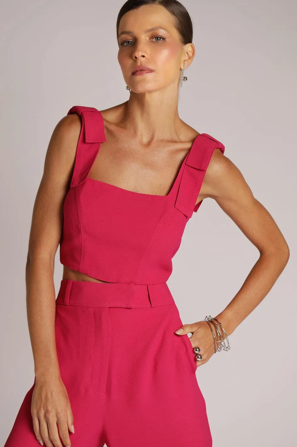 Calça de Alfaiataria Pink Sara