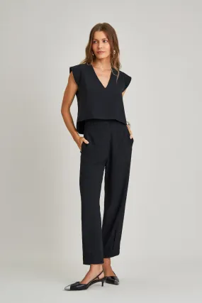 Calça de Alfaiataria Preta Olivia